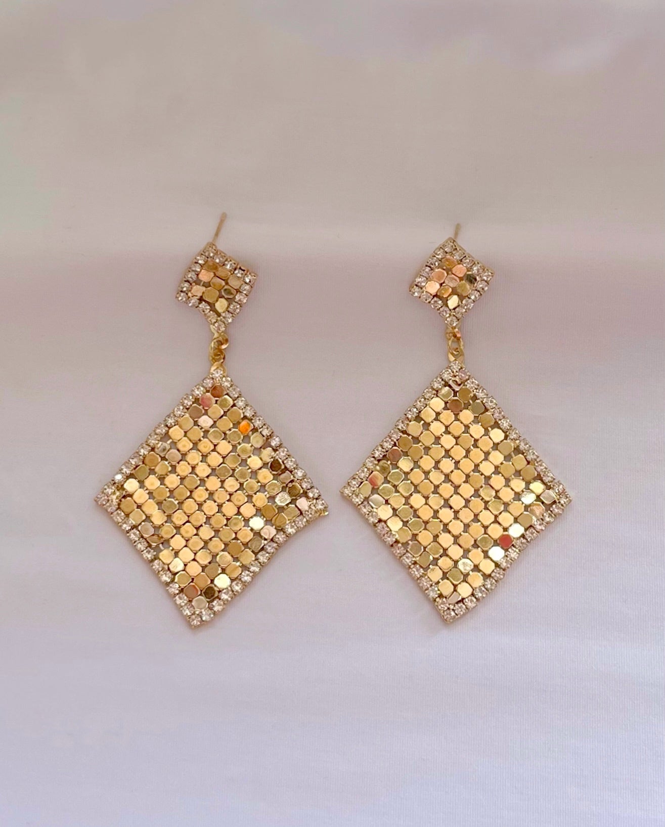 Aretes doble rombo