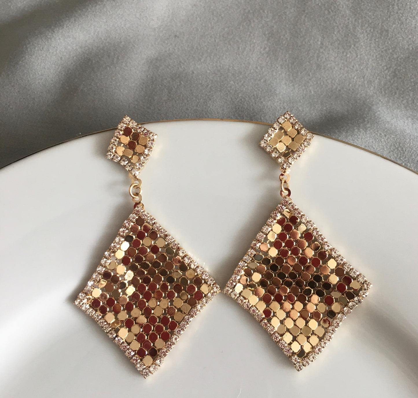 Aretes doble rombo