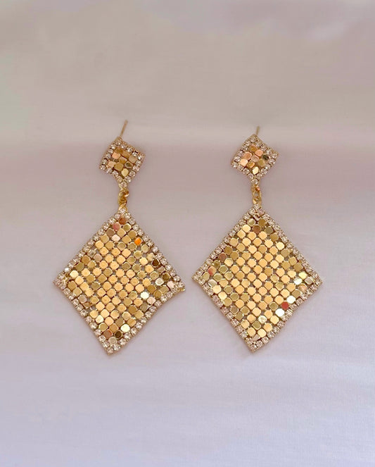 Aretes doble rombo