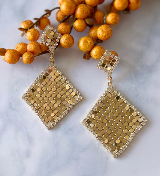 Aretes doble rombo