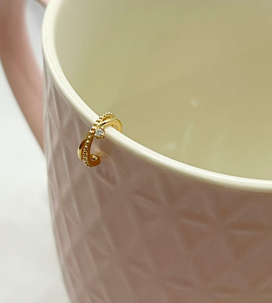 Earcuff cruzado