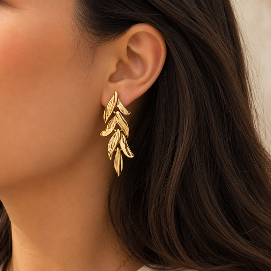 Aretes Hojarasca