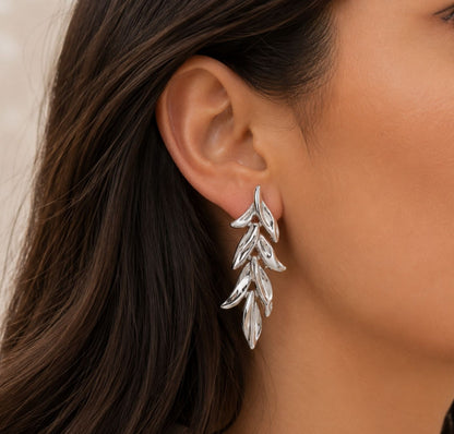 Aretes Hojarasca
