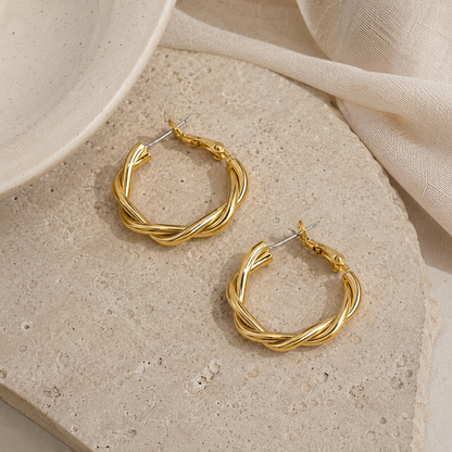 Aretes Candonga Enrollada