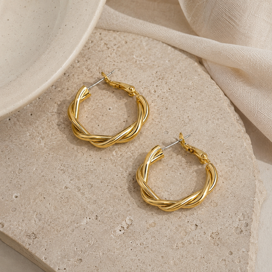 Aretes Candonga Enrollada