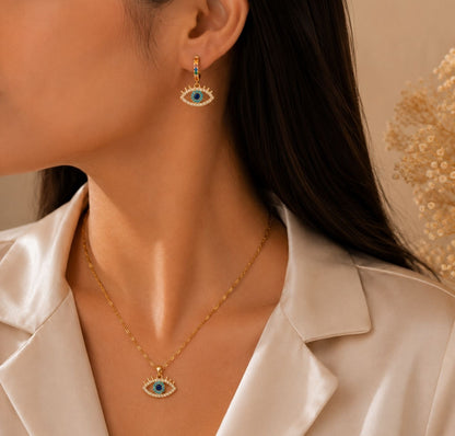 Collar y aretes Set Guardián