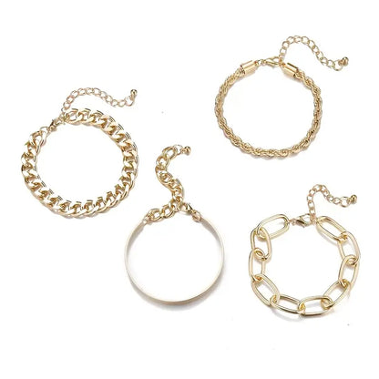 Pulsera Set Golden X4