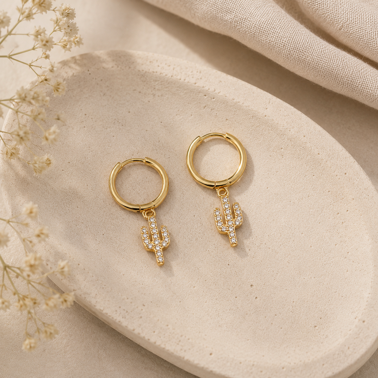 Aretes Cactus