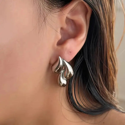 Aretes Largos Gota Triple