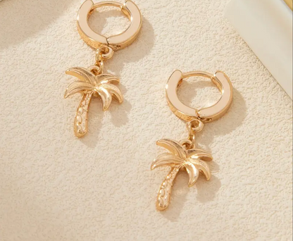 Aretes Palmeras